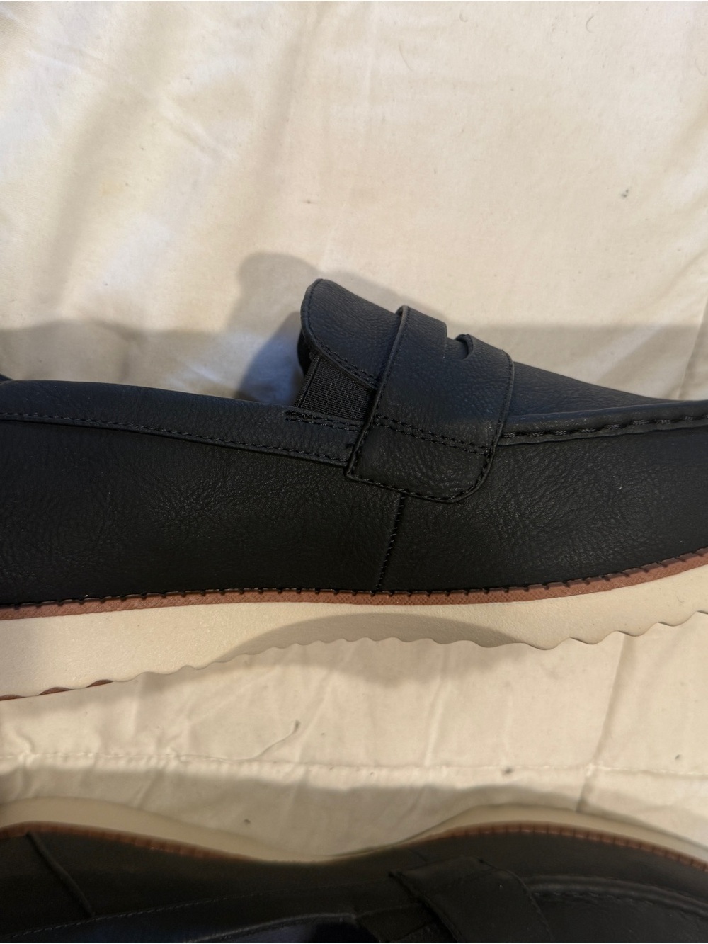 Dr. Scholl's Black Slip-On Penny Loafers for Men - Picture 3 of 5